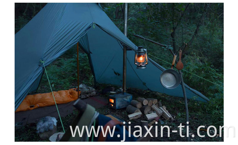 titanium tent stove